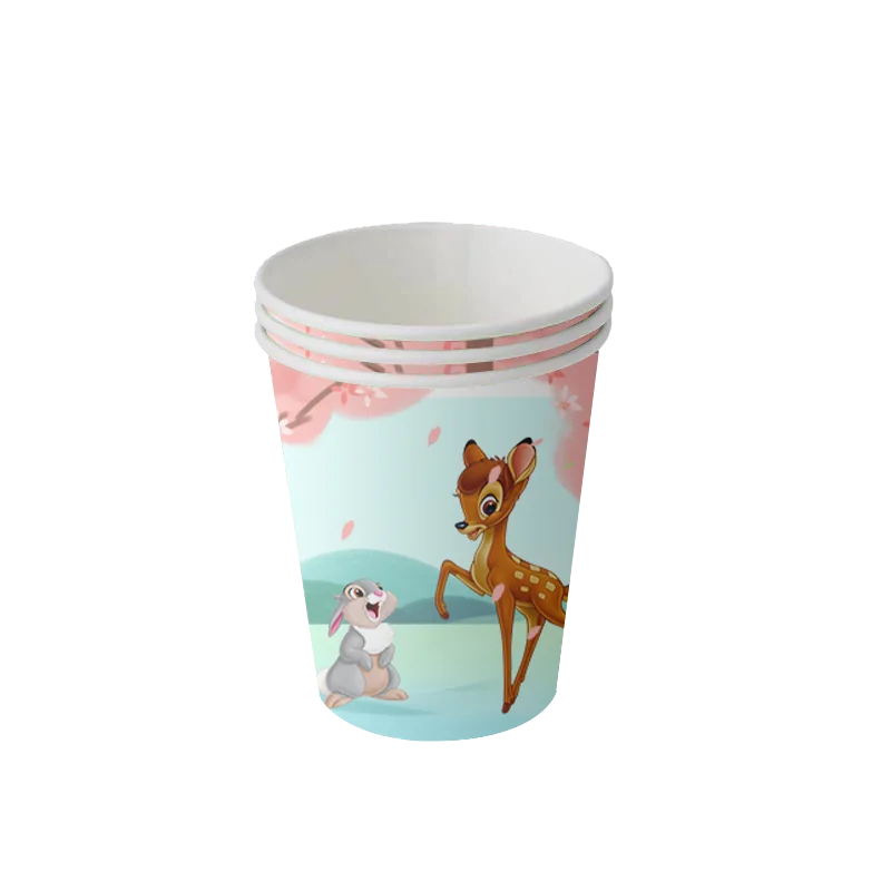 Baby Shower Bambi Birthday Forest Woodland Animal Party Banner Decorations Little Deer Theme Favors Paper Cups