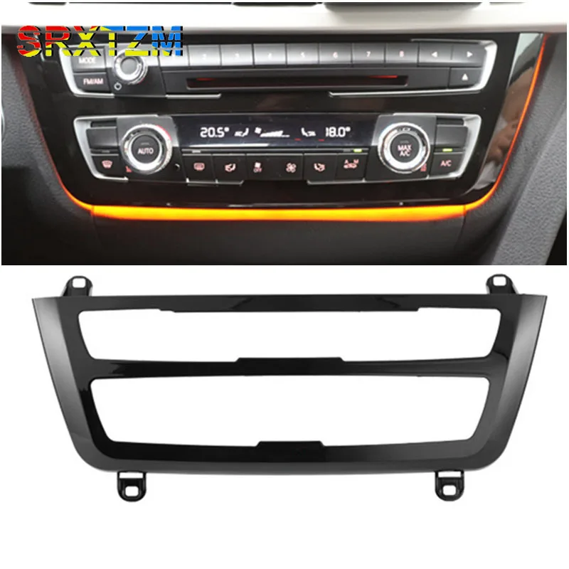 For BMW 3 & 4 Series F30 F31 F32 F33 F34 F36 LCI Radio Trim Led Dashboard Center Console AC Panel Light Cover