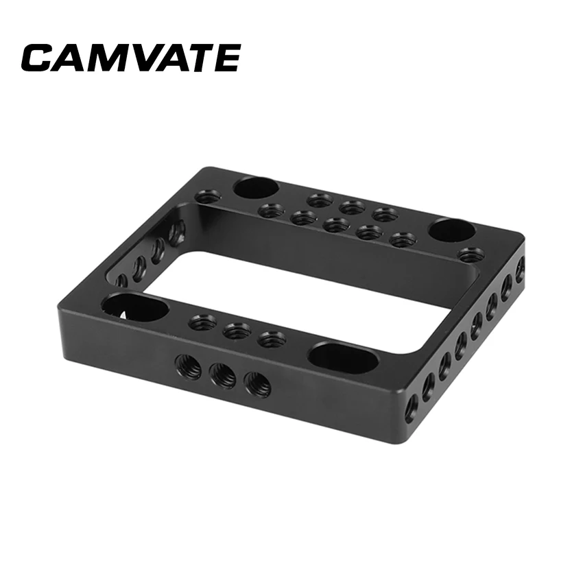 سبائك الألومنيوم CAMVATE لوحة الجبن مع 1/4 "-20 و 3/8"-16 تصاعد ثقوب موضوع مصممة للسينما الرقمية الحمراء DSMC2 كاميرا