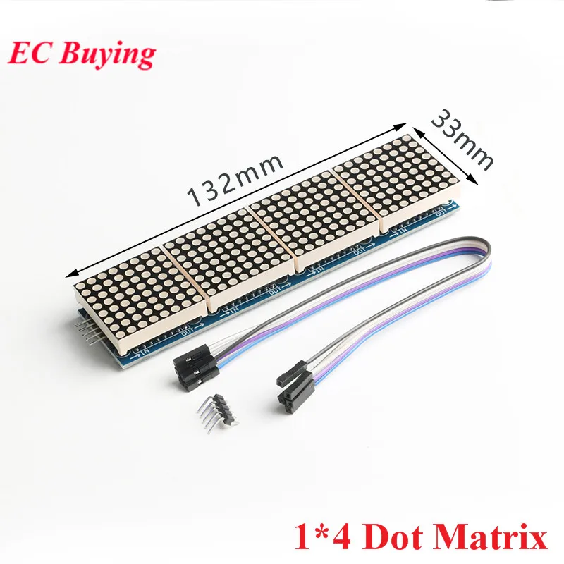 MAX7219 8*8 Dot Matrix LED Display Module 8/4/2 in one Digital Tube Microcontroller Control Board 1x2 2x4 For Arduino DIY KIT