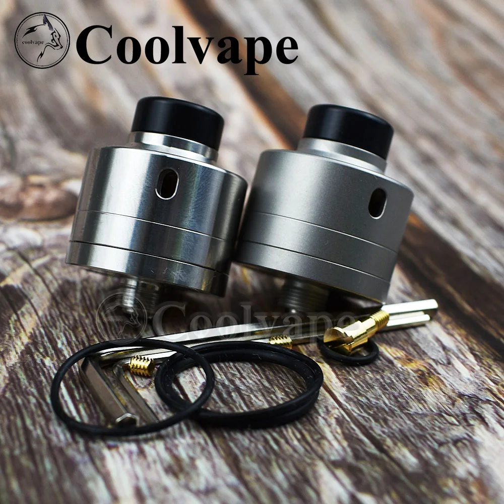 

Coolvape HAKU VENNA V2 rda vape распылитель верхняя заливка 316 SS 22 мм Танк для электронных сигарет Испаритель подходит для 510 mech mods vs Goon V1.5 RDA