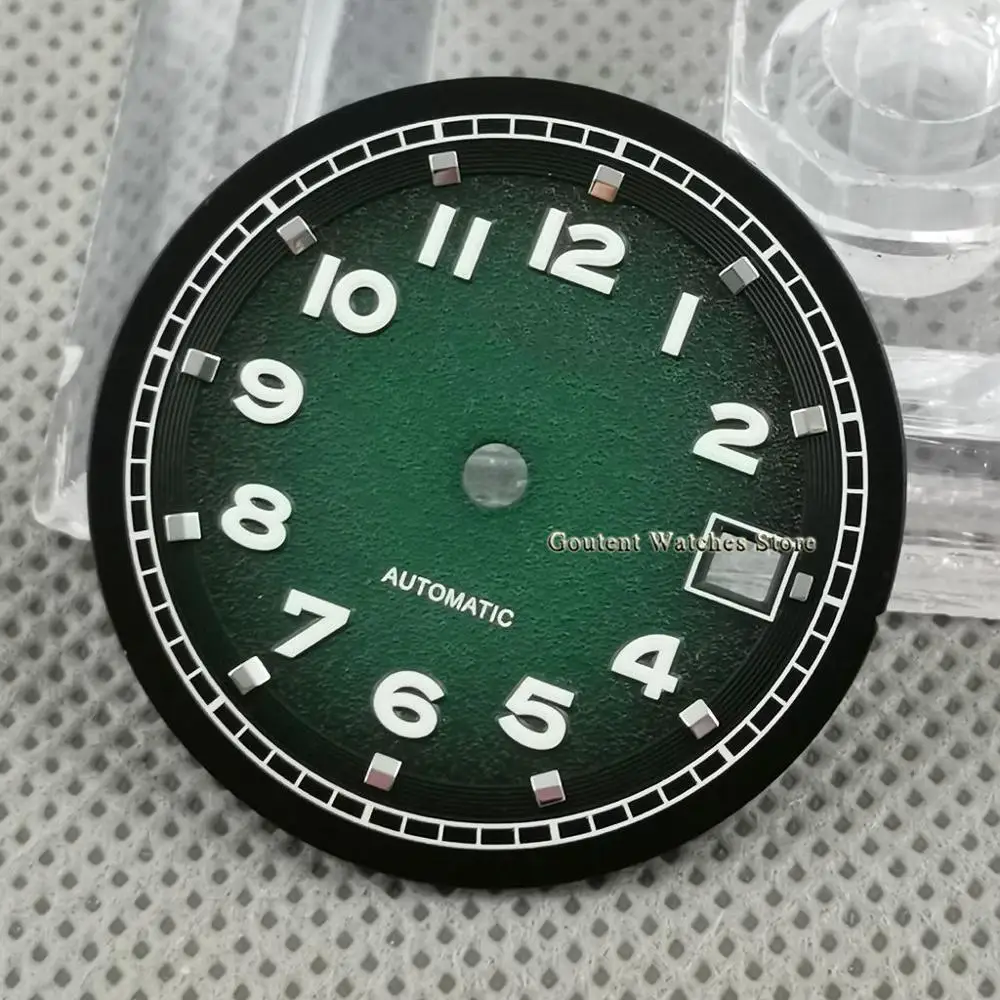 Goutent 31.5mm Sterile Dial Parts Fit for ETA 2836 2824 Miyota 8205 8215 821A,Mingzhu DG2813 3804 Seagull ST1612 Movement