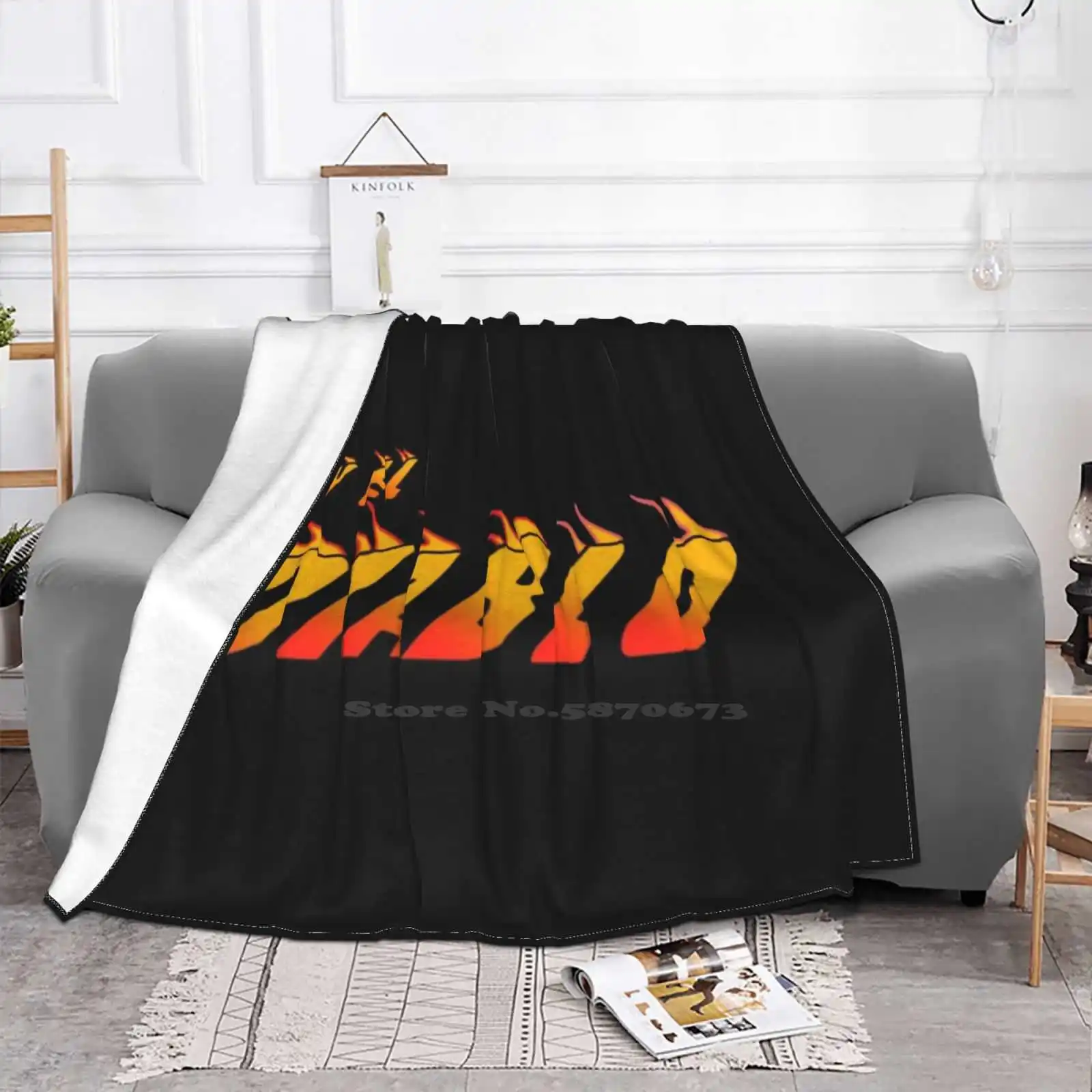 Soy El Shaggy Throw Soft Blanket Sofa / Bed / Travel Love Gifts Soy El El Drip Tengo Novia Latina Latino Natanael Cano Tumbado