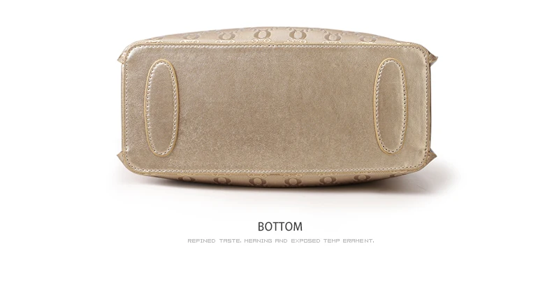 FOXER Split-Leder Monogramm-Handtasche Damen Schultertasche Rindsleder Luxus Mode Damen Umhängetasche Geldbörse Geschenk für Ehefrau – Detail 15