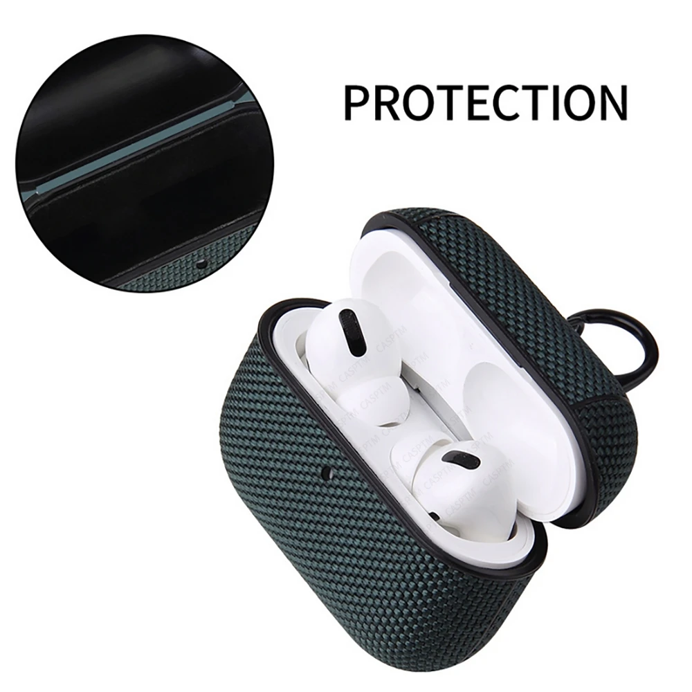 Funda de auriculares inalámbricos para Airpods Pro 2 3, funda protectora de tela textil antihuellas para Air Pods 3 2