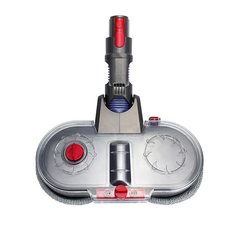 Mop elétrico tanque de água para dyson aspirador v7 v8 v10 v11 substituição elétrica mop cabeça escova com 6 esfregando almofadas