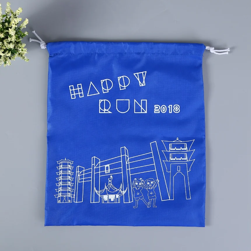 100pcs 210d polyester jewelry drawstring jewelry bag pouch custom polyester cloth laundry bag