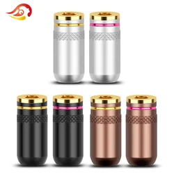 QYFANG Gold Plated Beryllium Copper Earphone MMCX Pin Audio Jack Wire Connector Metal Adapter For UE900 SE215 SE535 Headphone