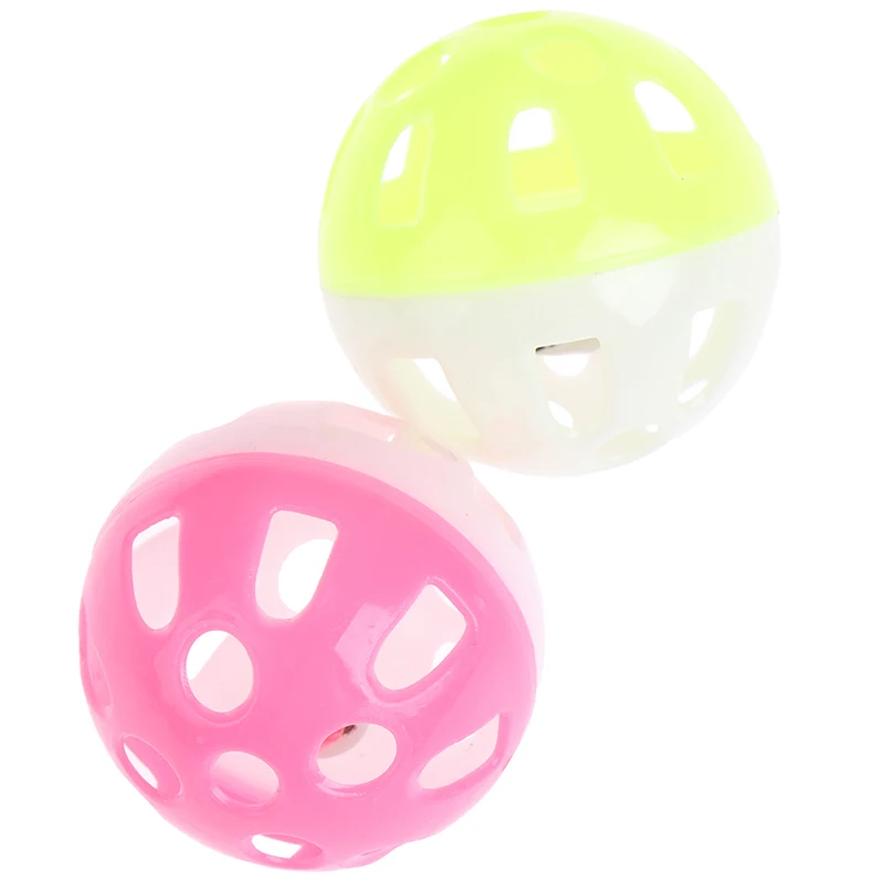 1pc 3.8cm Pet Parrot Toy Bird Hollow Bell Ball For birds Chew Fun Cage Toys