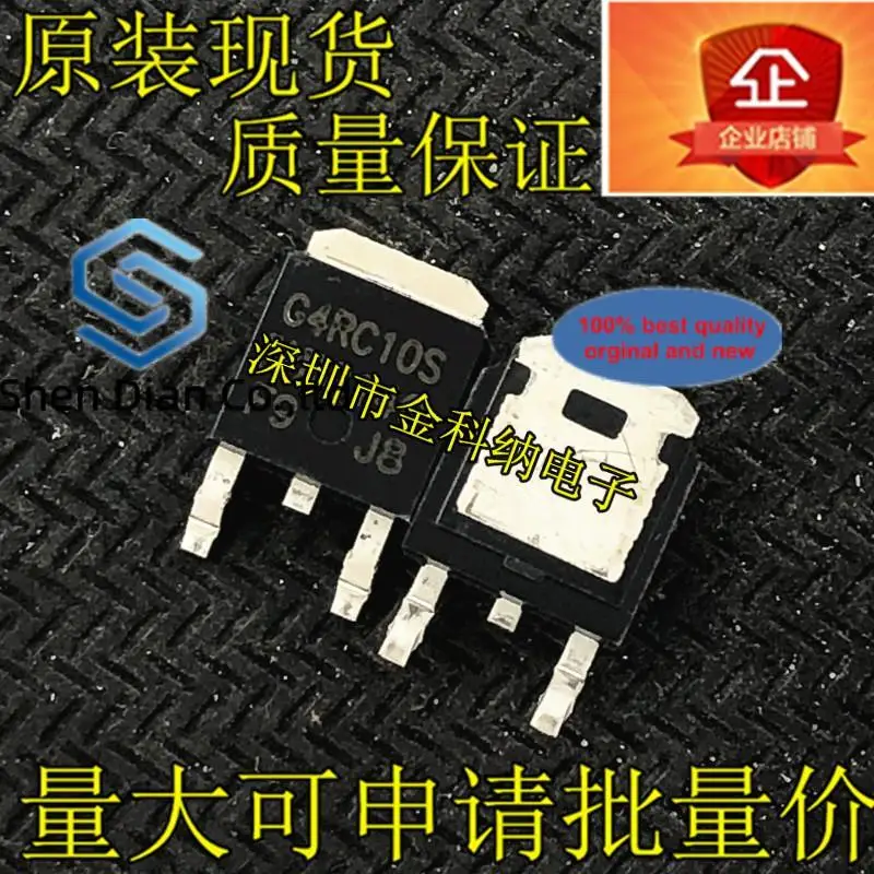 10pcs 100% orginal new in stock   Imported G4RC10S IRG4RC10S FET TO252.