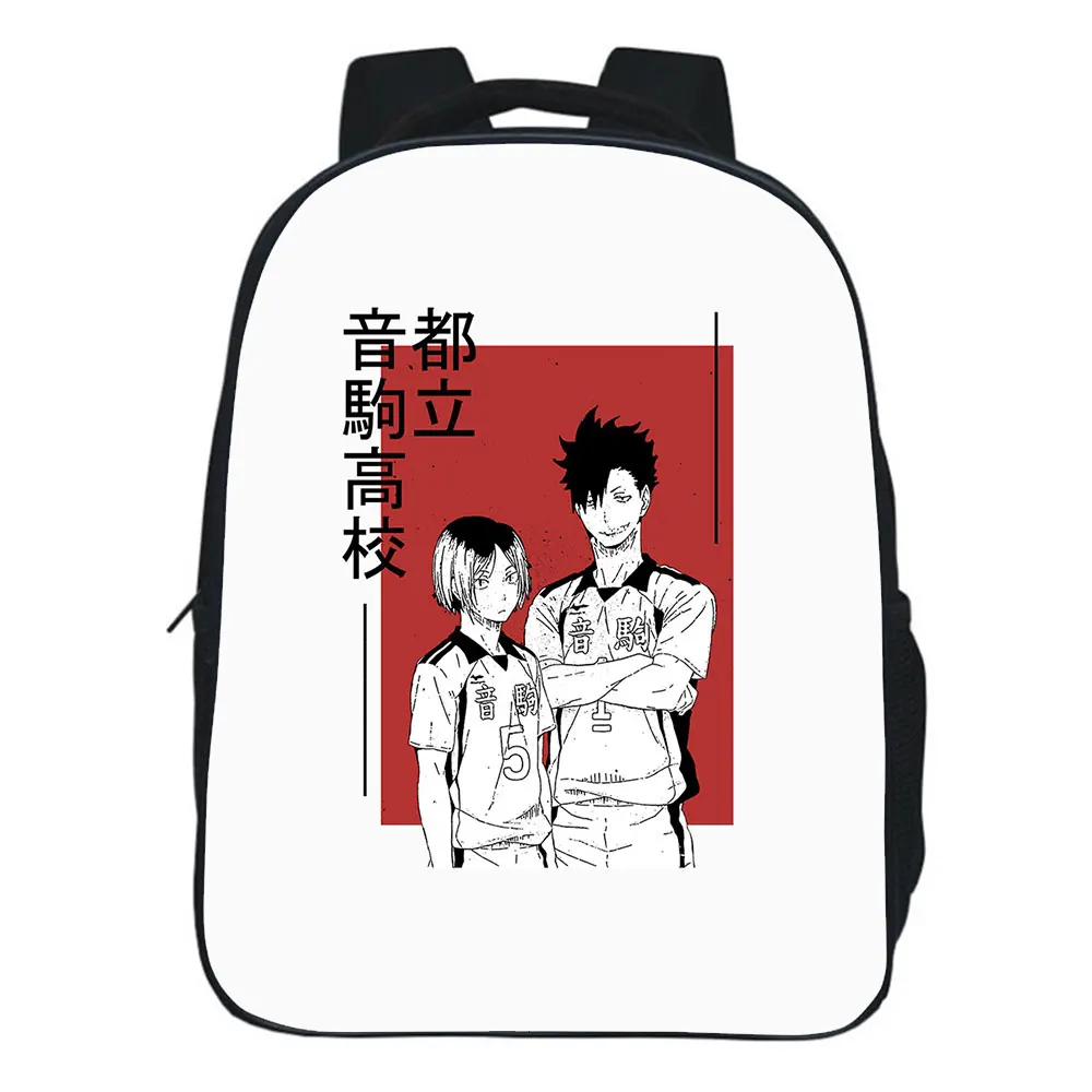 

NEW Japanese Anime Haikyuu Children Backpack Student Schoolbag Boys Girl Shoulder Bags Orthopedic Mochila 12 Inches