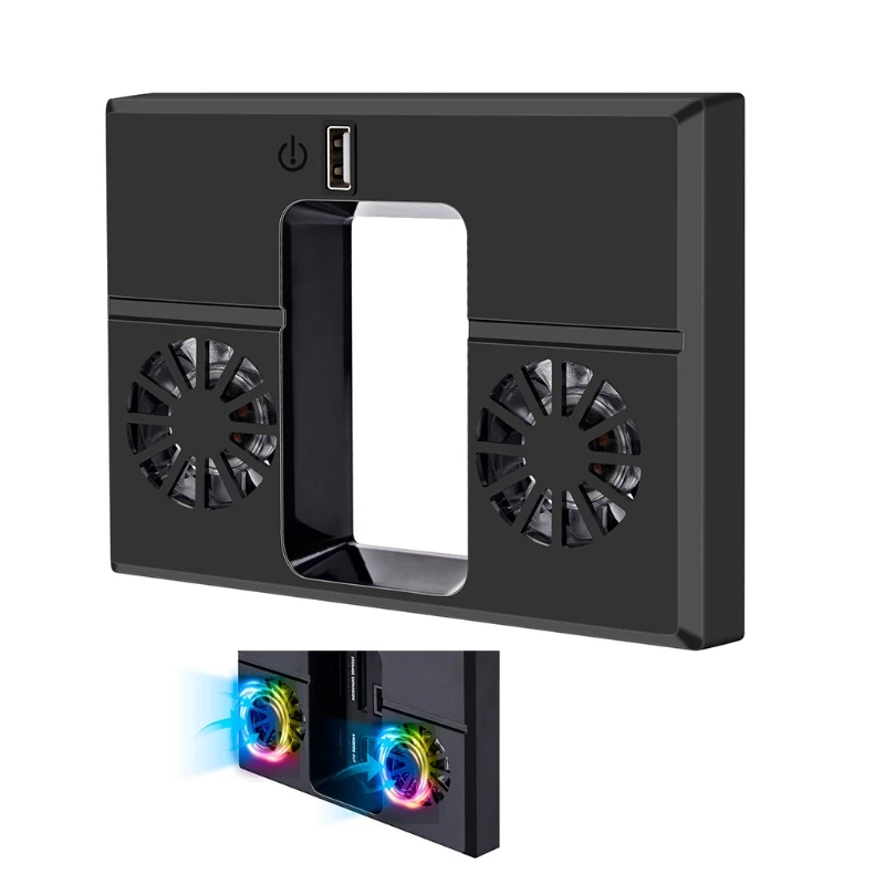 พัดลมระบายความร้อนสำหรับ X Series X ขาตั้งแนวตั้ง USB Cooling Bracket คอนโซลหม้อน้ำ