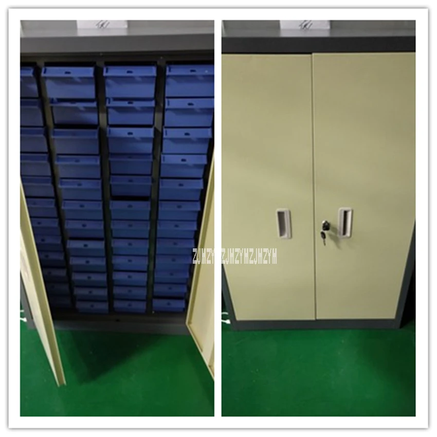 Caja de herramientas de soporte tipo cajón, componentes de clasificación de tornillos de plástico, piezas de Hardware de cajón, caja de almacenamiento, gabinete artesanal, 48 piezas