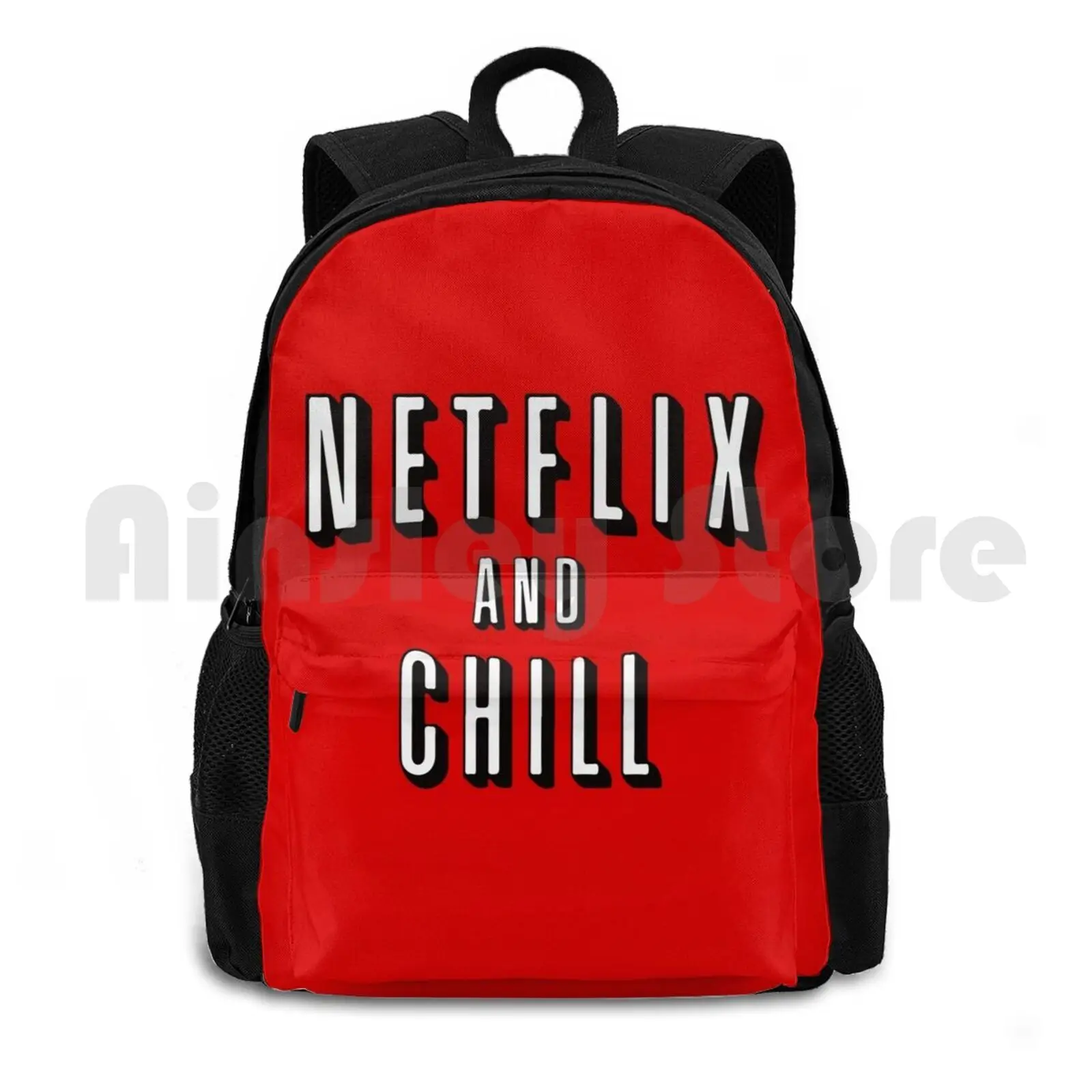 

Netflix And Chill Outdoor Hiking Backpack Waterproof Camping Travel Netflix Netflix And Chill Movie Tv Funny