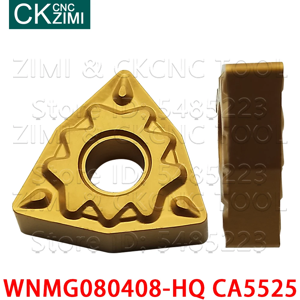 WNMG080408-HQ CA5525 شفرة من الكربيد الخشب الخارجي تحول أدوات آلة خرط تعمل بالتحكم الرقمي بواسطة الحاسوب أدوات القطع إدراج WNMG للصلب الفولاذ المقاوم للصدأ