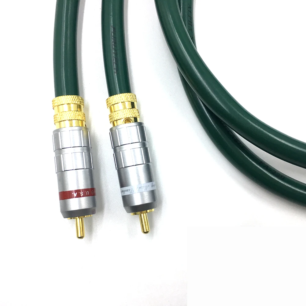 Hifi furutech alfa série FA-220 occ interconexão rca cabo de áudio amplificador de cd y dvd banhado a ouro rca macho