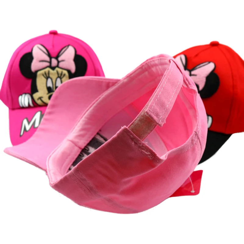 New Minnie Cartoon Mickey Mouse Girl Fashion Sun Hat Casual Baseball Cap Children Xmas Gifts Hat peaked cap