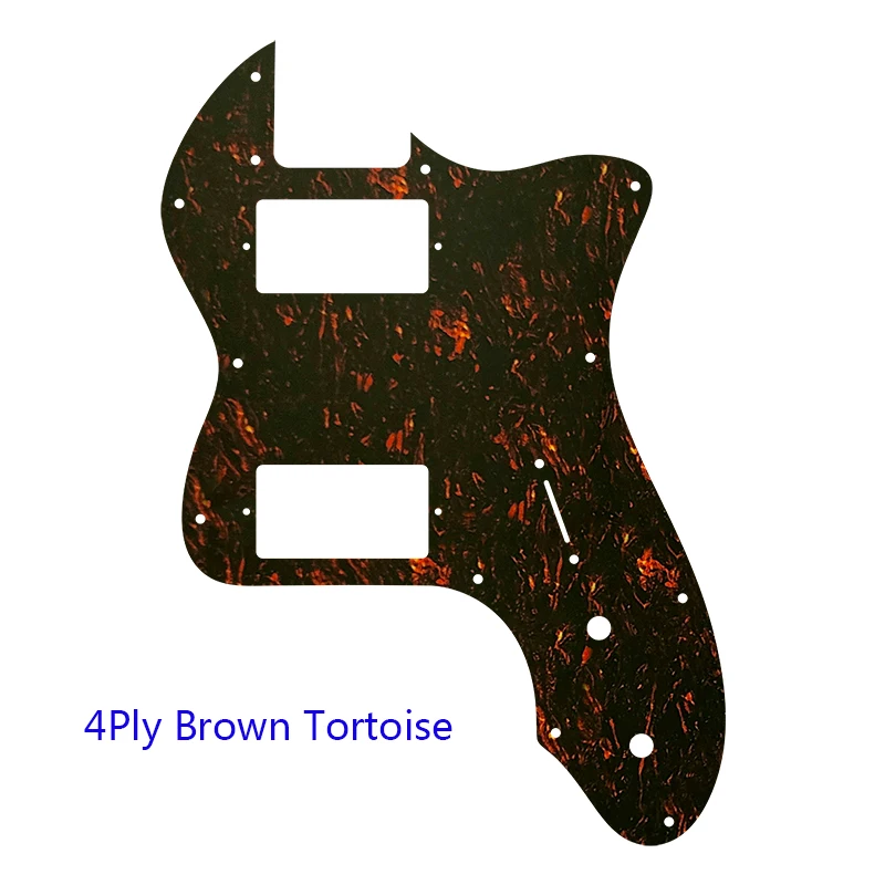 Fei Man Custom Parts - For Classic Series\'72 Telecaster Tele Thinline Guitar Pickguard Scratch Plate With PAF Humbucker Pickups