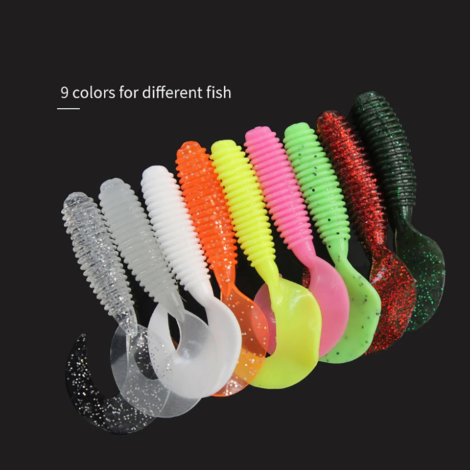 WALK FISH 10 pz/lotto 50mm/60mm/70mm richiamo morbido di pesca Silicone Bionic falso Swimbait Wobbler esche artificiali Bass Carp Pike Tackle