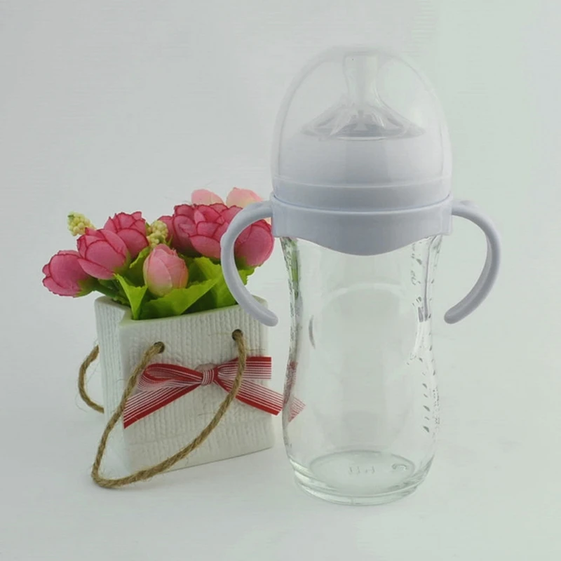 Baby Accessories Hand Shank For Feeder Bottle Grip Handle For Avent Natural Wide Mouth PP Glass Baby Feeding Bottles