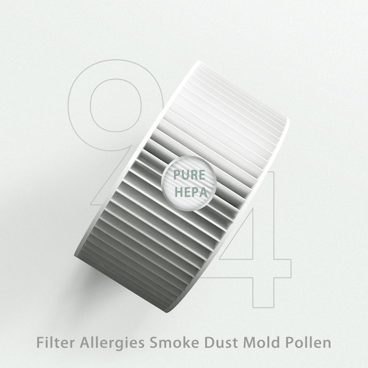 ALTHY ECHTER HEPA-Filter nur fit für smart frosch Luftreiniger Reiniger Hause Allergien Haustiere, Rauch Staub Form Pollen