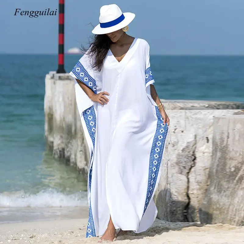 Beach Cover up Summer Women Beachwea Tunic Oversize Bikini Robe de Plage Sarong Beach