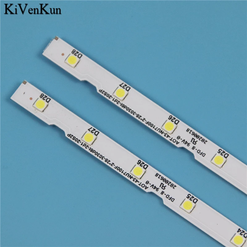 TV Lamps LED Backlight Strips For Samsung UN43RU7300G UN43RU7300K 43 inch HD TV's Bars Kit LED Bands Rulers