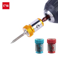 Screwdriver Magnetic Ring 1/4'' Universal Screw Driver Head Magnetic Ring Accessories for 6.35mm Shank Anti-Corrosion Drill Bit