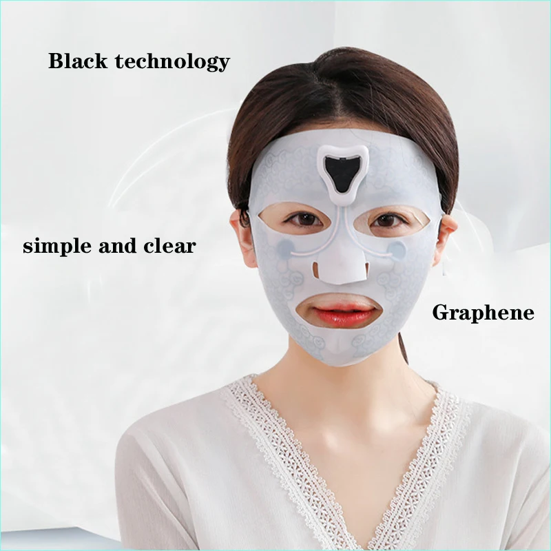 Elektrische Gezichtsmassage Masker Ems Magneet Pluse Gezicht Schoonheid Massager Anti Rimpel Hydraterende Crème Absorptie Lifting Huid Spa