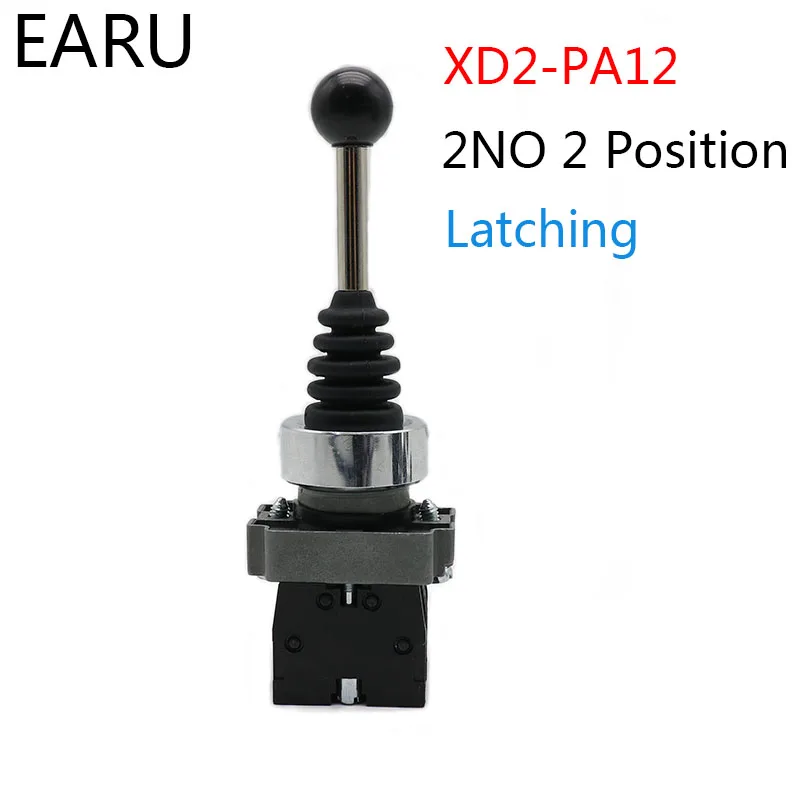 XD2-PA12 Joystick Controller Spring Return Joystick Switch XD2-PA12CR Knob Rotary Switches Latching Self- locking Toggle Switch