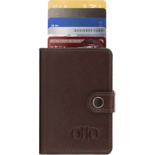 Italian leather Multi-Purpose Mechanical Wallet,