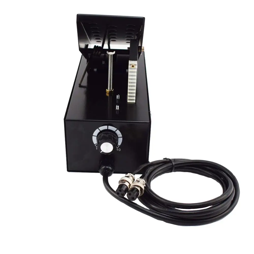 Controle do pedal para máquina de solda TIG, 2 + 3 pinos conector, corrente remota stepless ajustar interruptor, cabo de 2m