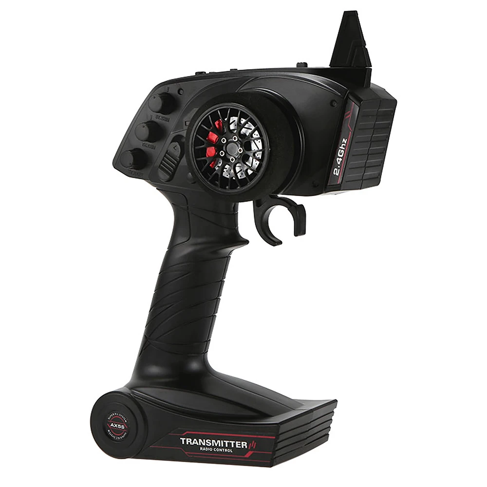 AUSTAR AX5S 2.4G 3CH Transmitter with AX-5X Receiver 10A Brushed ESC for 1/10 1/8 RC Crawler