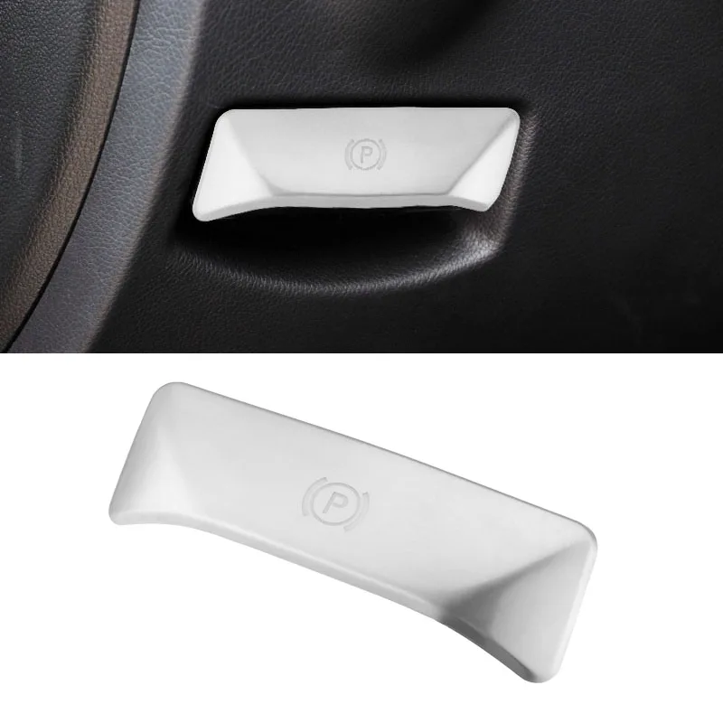 Car P button foot brake release switch decoration Stickers for Mercedes Benz E class W212 C Class W204 GLK X204