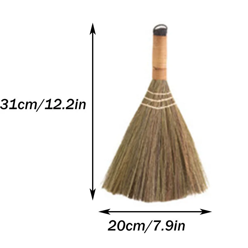 High Quality Japanese Style Broom With Short-handle Soft Bristle Wood Floor Brush Clean Sweeping Multifunction Household