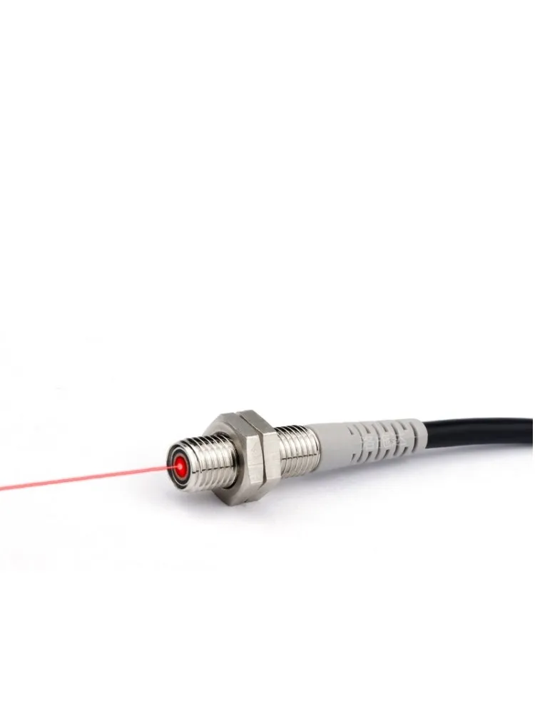 M8 Visible Infrared Laser Diffuse Reflection Photoelectric Optoelectric Sensor Switch CE NPN PNP NO NC 150mm 200mm Detect