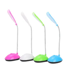 4 Colors Mini LED Desk Lamp Book Light AAA Battery Powered Eye-Protection Children Study Table Lamp