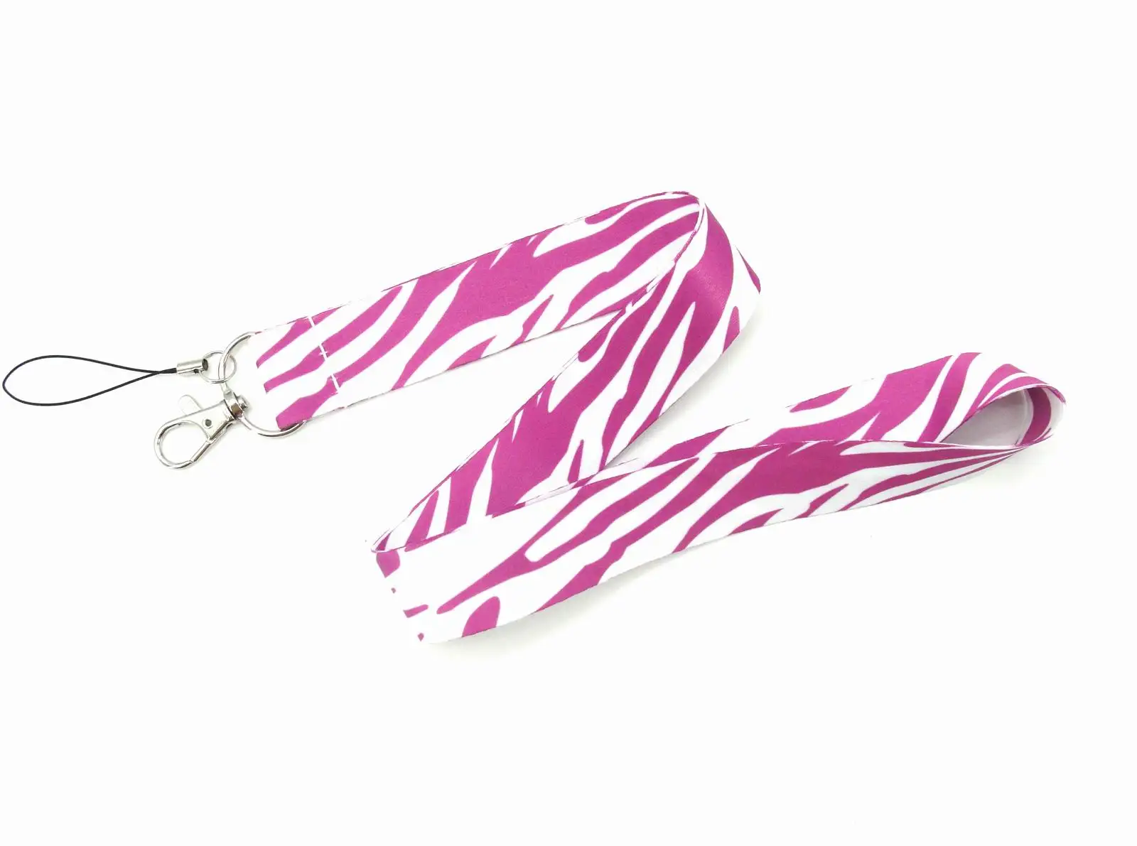 Wholesale Cartoon Zebra Key Lanyard ID Badge Holders Animal Phone Neck Straps with Keyring Phone Accessories Gift