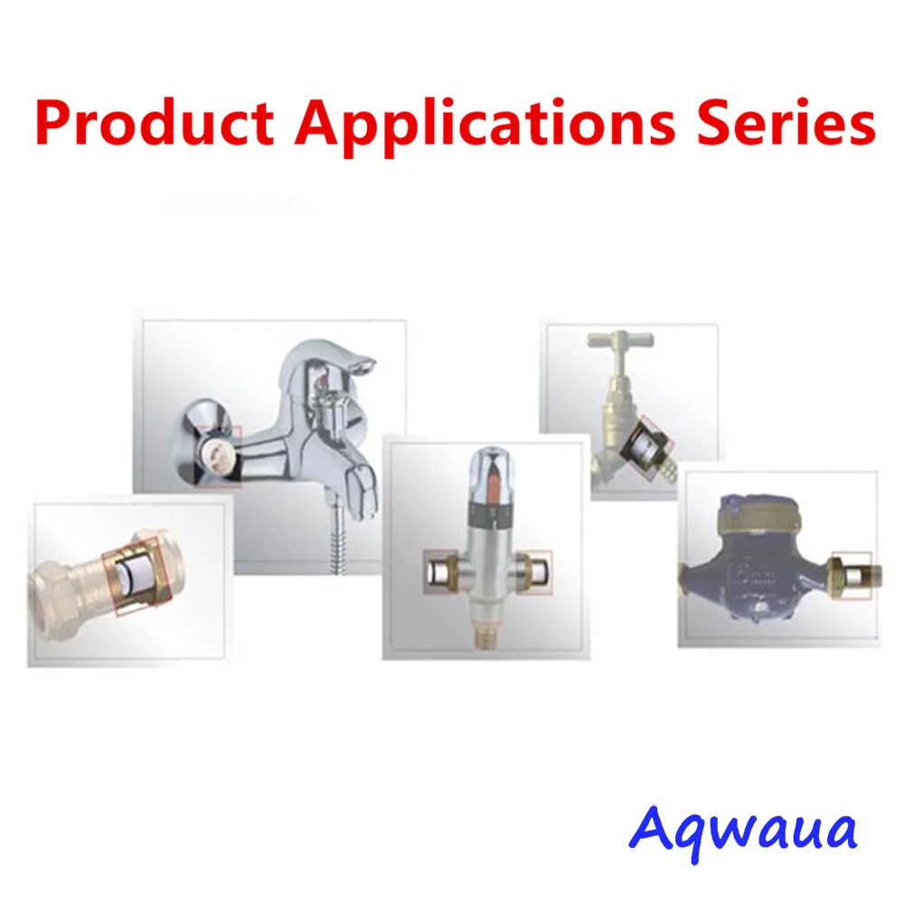 Aqwaua Plastic Check Valve 10MM-25MM Non Return Shower Head Valve Kitchen Bathroom Accessory One Way Water Control Connector