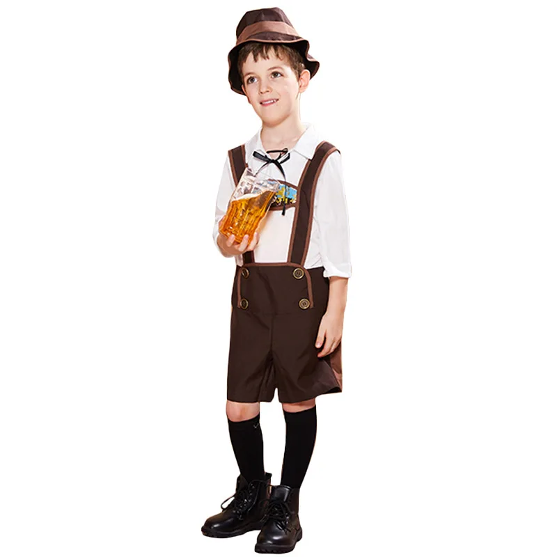 Costume de scène de festival Oktoberfest imbibé, Allemagne, Bière nationale des Alpes, ix, Jeu de plis imbibé