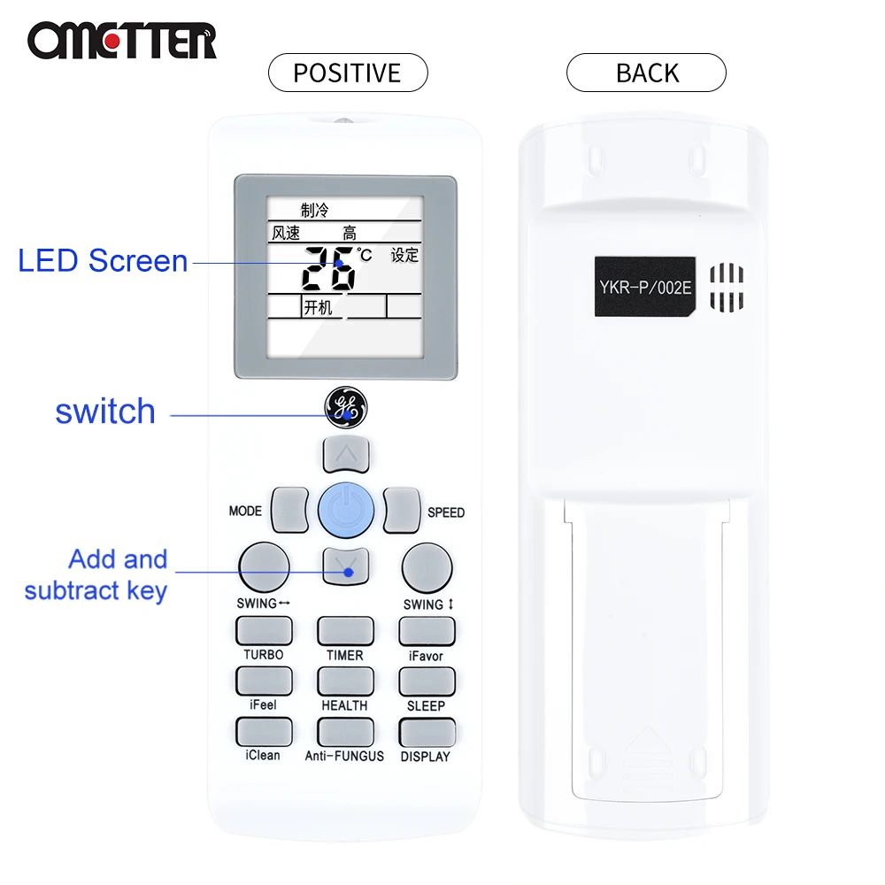 جديد مناسب لمكيف الهواء AUX YKR-P002E التحكم عن بعد