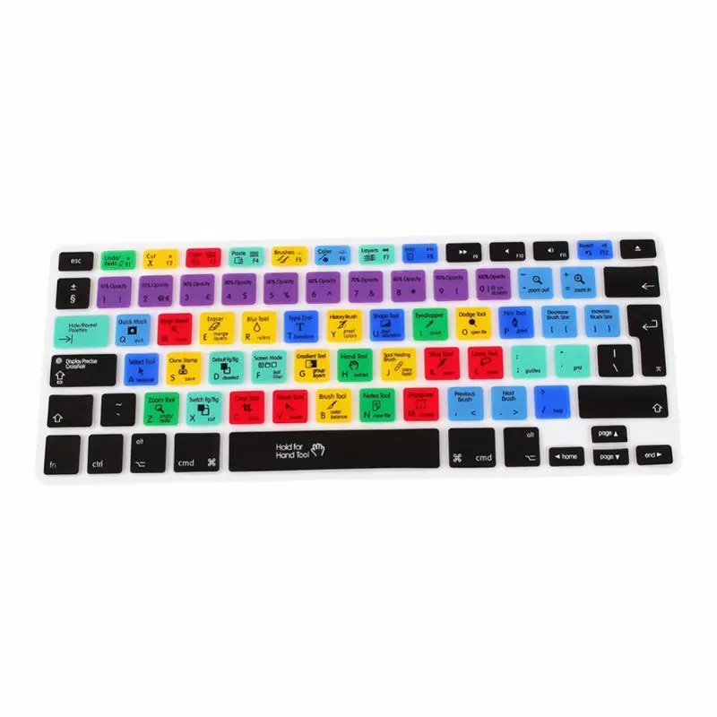 2022 New European Version Adobe Photoshop Shortcut Keys Keyboard Protector Keyboard Cover