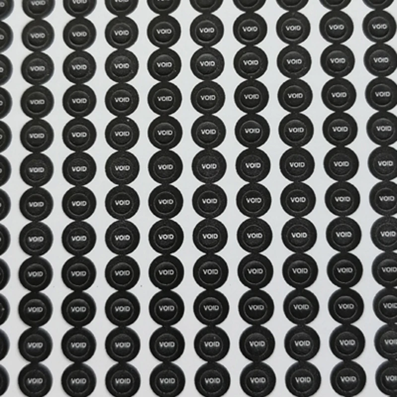 1000PCS 2.5mm Round Eggshell Fragile Paper Warranty Sticker Screw Seal for Pad Mobile