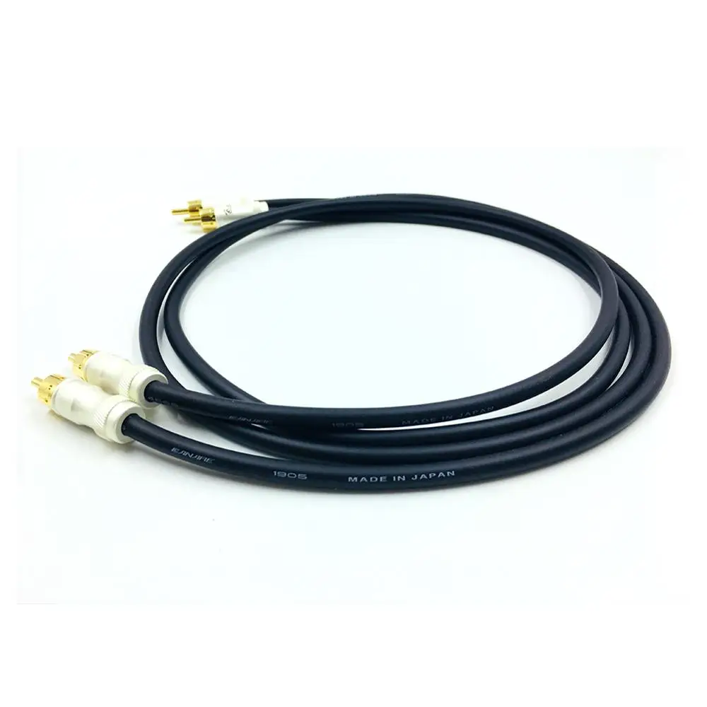 HIFI Stereo Pair RCA Cable High-performance signal wire Hi-Fi Audio 2rca to 2rca  Interconnect Cable