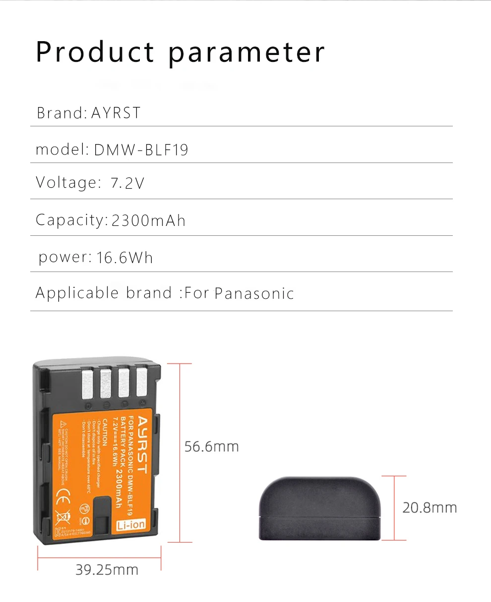 デュアルUSBカメラ充電器,2x2300mAh,DMW-BLF19E,DMW-BLF19,dmw blf19,blf19e,Panasonic,lumix gh3,g9