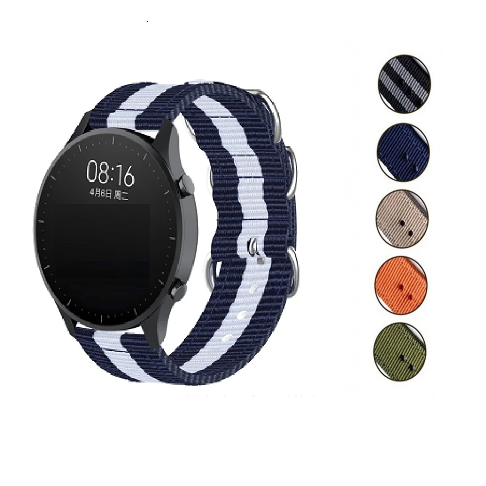 Strap For Huawei Watch GT/GT2 46MM Honor Magic 2 Smart Band Bracelet nylon Straps For Galaxy Watch3 45mm Wristband