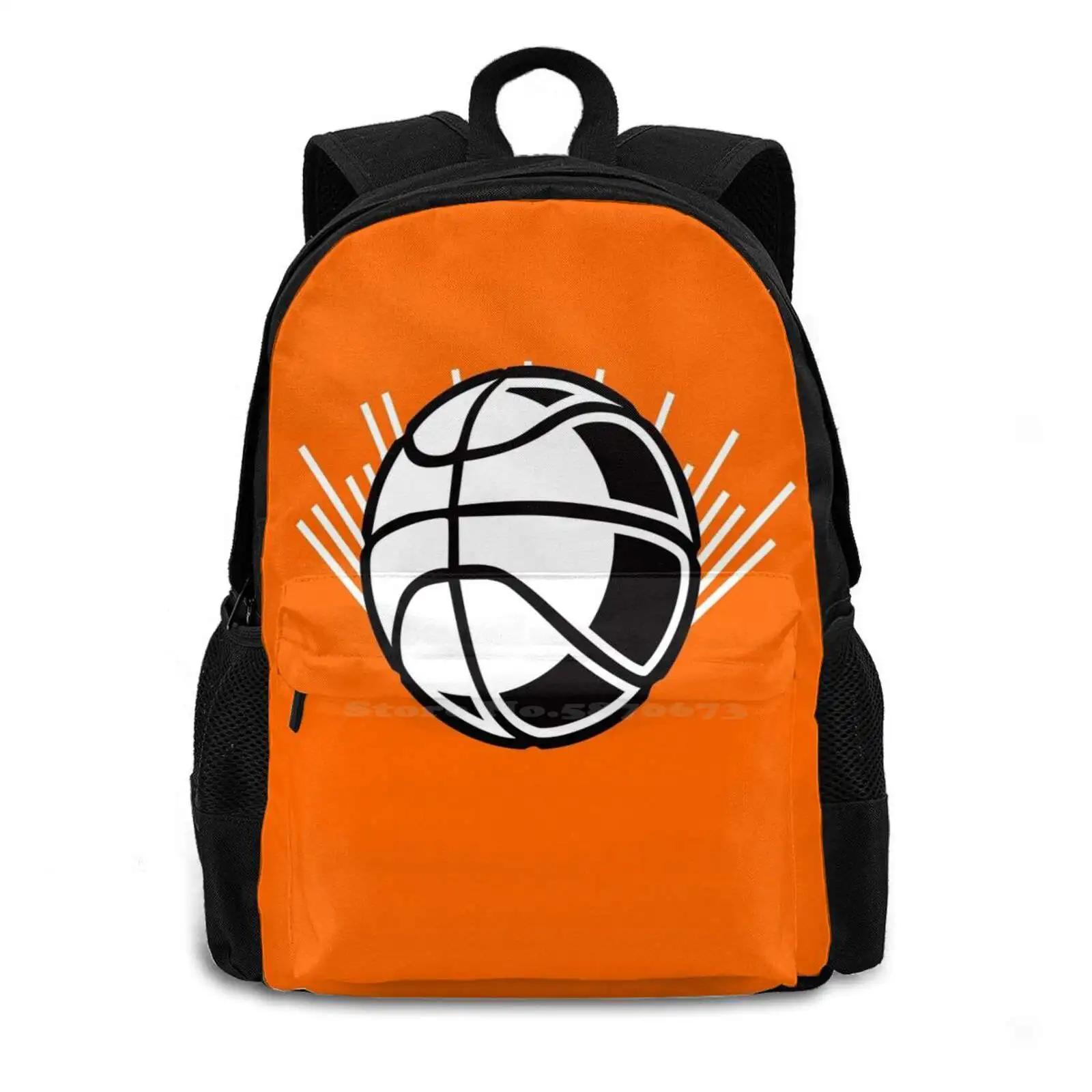 Basketball Enlightenment Triko Ball Gift School Bag Big Capacity Backpack Laptop Enlightenment Basketball Team Basketballer