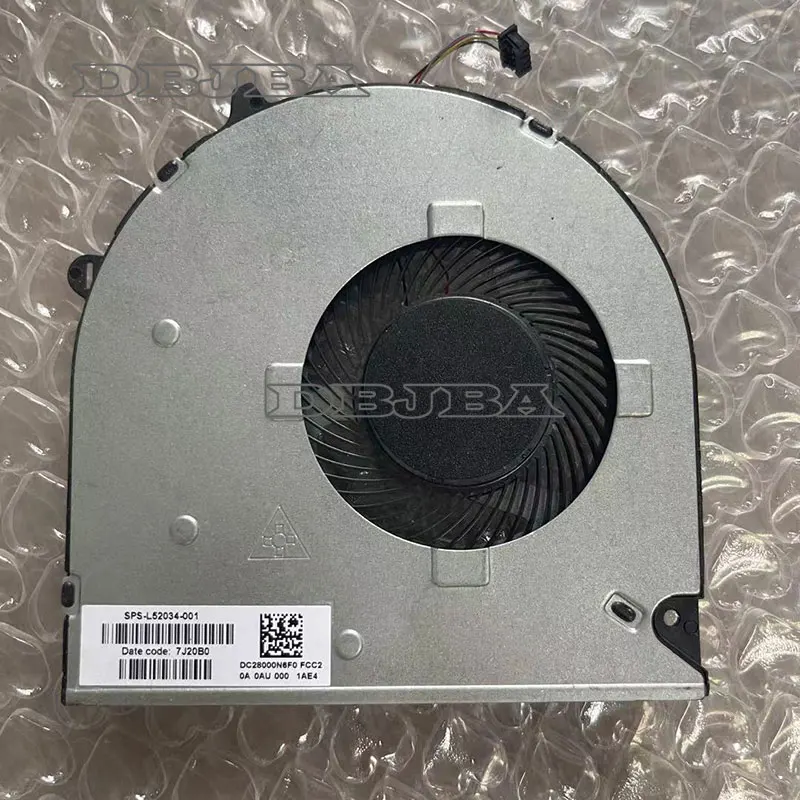 CPU Fan for HP 15-DU 15S-DU0002TX FLG0 DC28000N6F0 DFS5K12114464N L52034-001