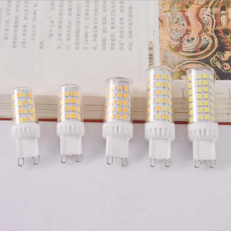 LED Lighting Source G4 G9 5W Warm White Ceramic 110-240V Three Color Variable Light Source