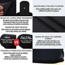 Latex Waist Trainer Body Shaper Belt #4